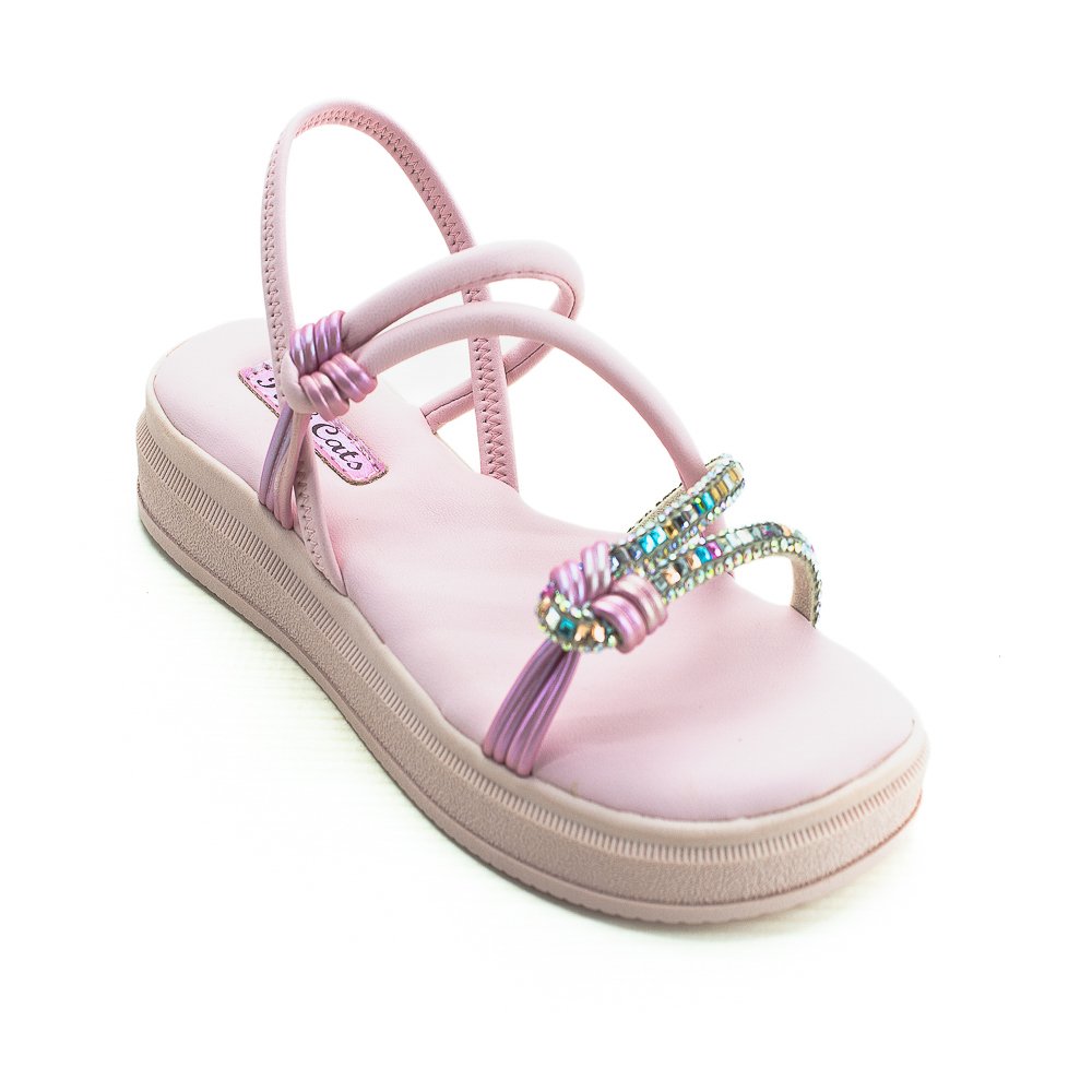 Sandália Infantil Menina Pink Cats V4921 - Rosa Rosa 2
