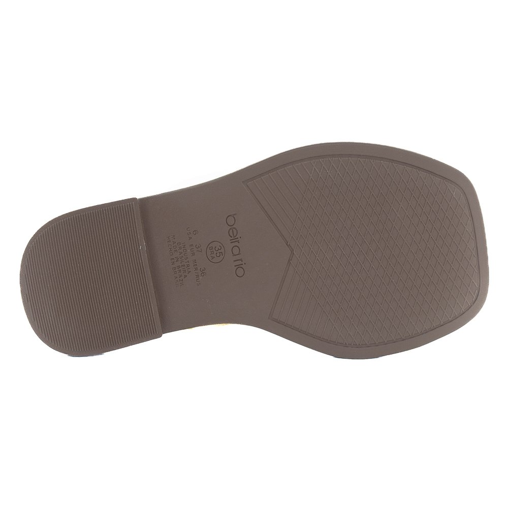 Rasteira Feminina Beira Rio 8506.209 - Dourado Dourado 4