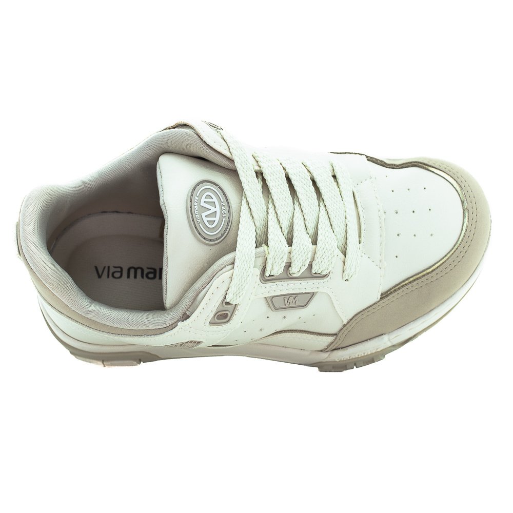 Tênis Feminino Via Marte 218-011-16 - Bege Bege 5
