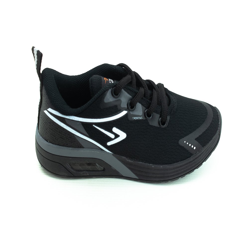 Tênis Infantil Menino Box 200 Bk1937 - Preto