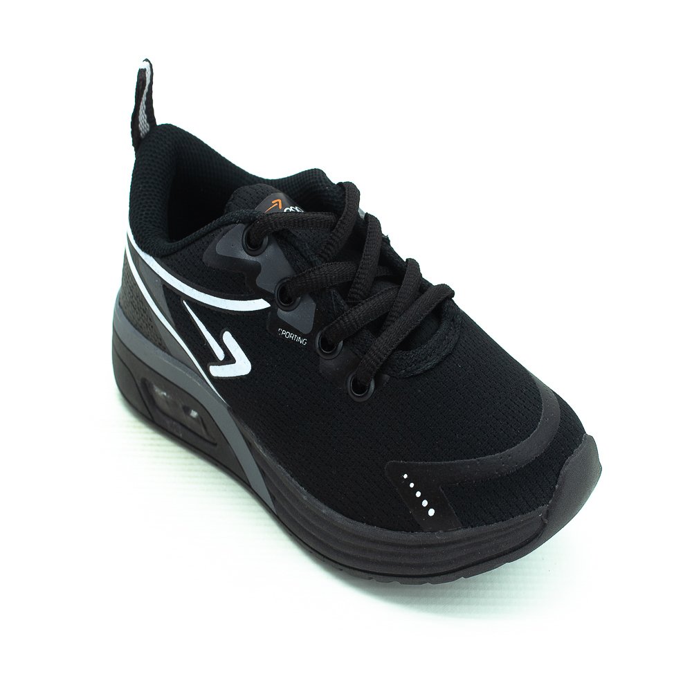 Tênis Infantil Menino Box 200 Bk1937 - Preto Preto 2