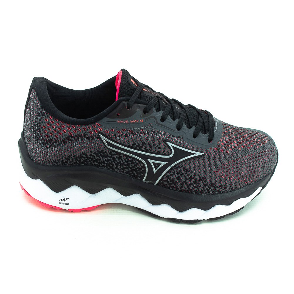 Tênis Feminino Mizuno Wave Way 4 - Cinza