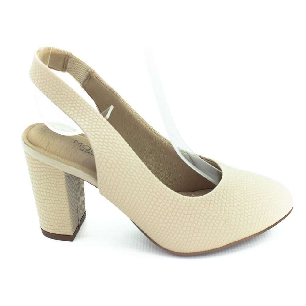 Sapato Feminino Modare Slingback 7377.120 - Off White