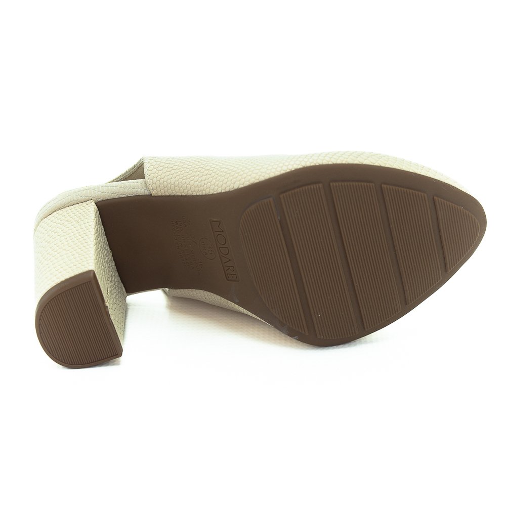 Sapato Feminino Modare Slingback 7377.120 - Off White Branco 4