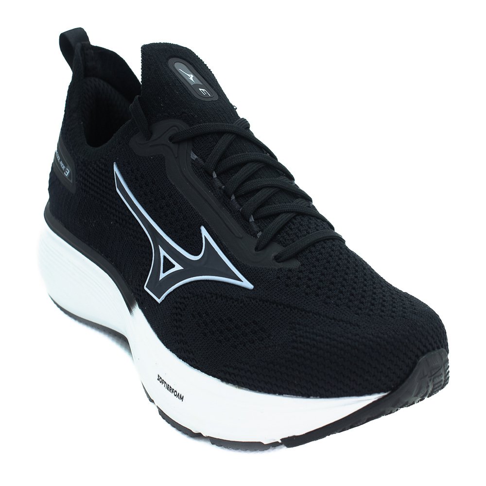 Tênis Masculino Mizuno Cool Ride 3 - Preto Preto 2