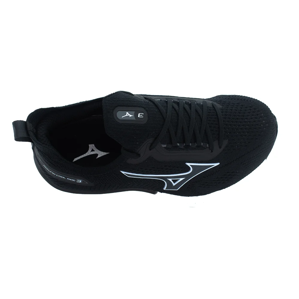 Tênis Masculino Mizuno Cool Ride 3 - Preto Preto 5