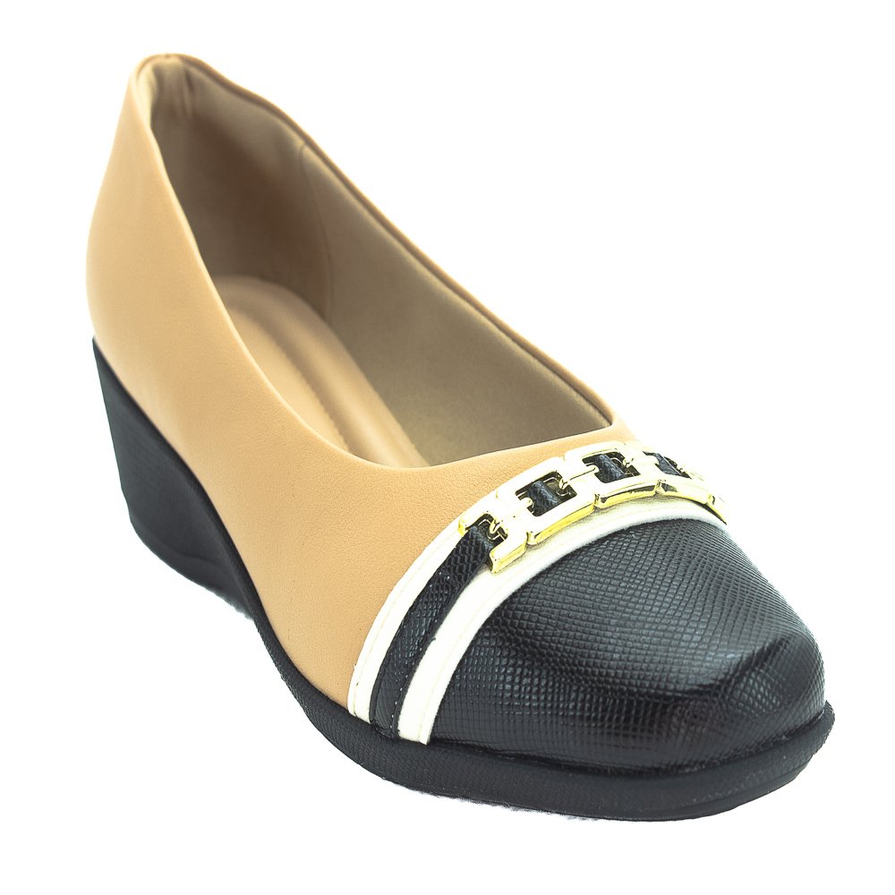 Sapato Feminino Piccadilly 143235-1 - Nude Bege 2