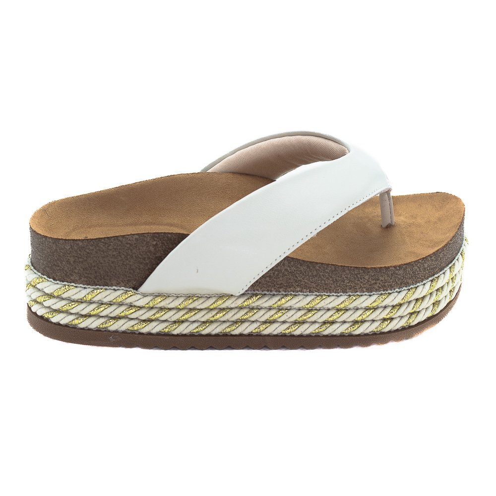 Chinelo Feminino Beira Rio 8546.200 - Branco Off