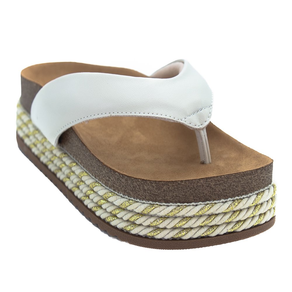 Chinelo Feminino Beira Rio 8546.200 - Branco Off Branco 2