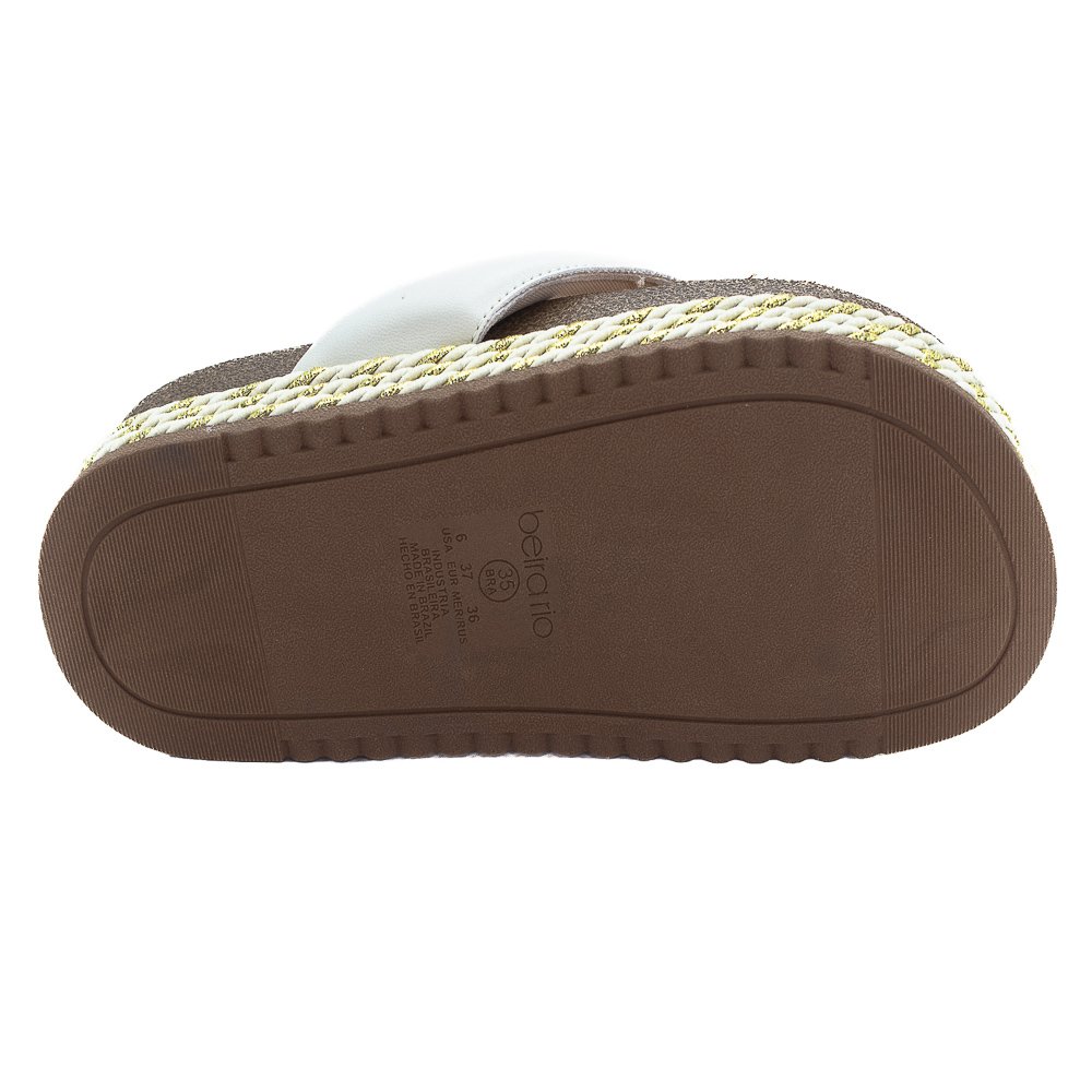 Chinelo Feminino Beira Rio 8546.200 - Branco Off Branco 4