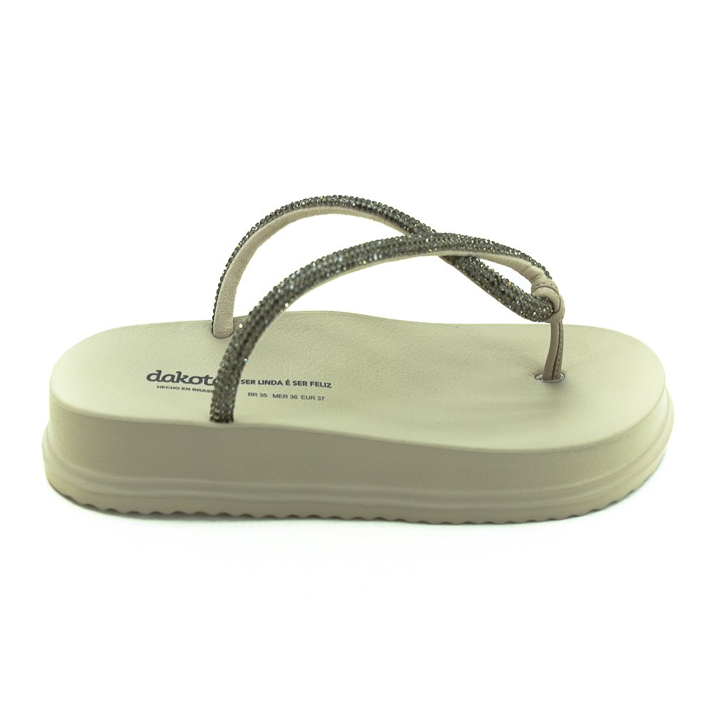 Chinelo Feminina Dakota Y6242 - Marrom