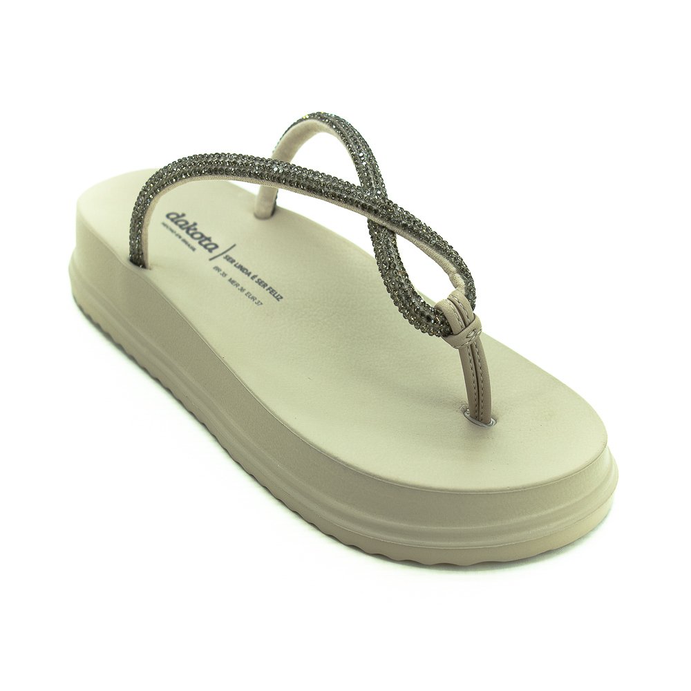 Chinelo Feminina Dakota Y6242 - Marrom Marrom 3