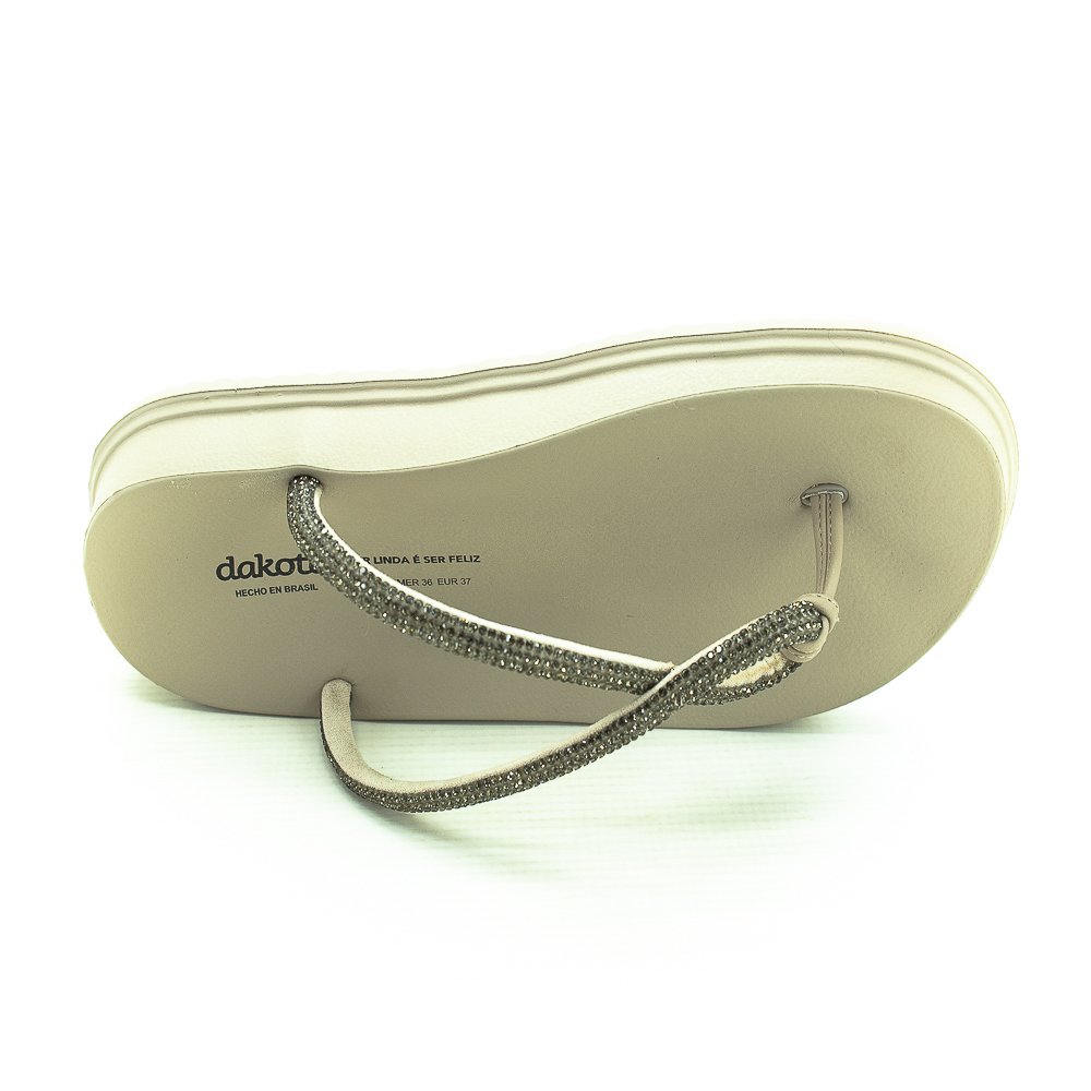 Chinelo Feminina Dakota Y6242 - Marrom Marrom 5