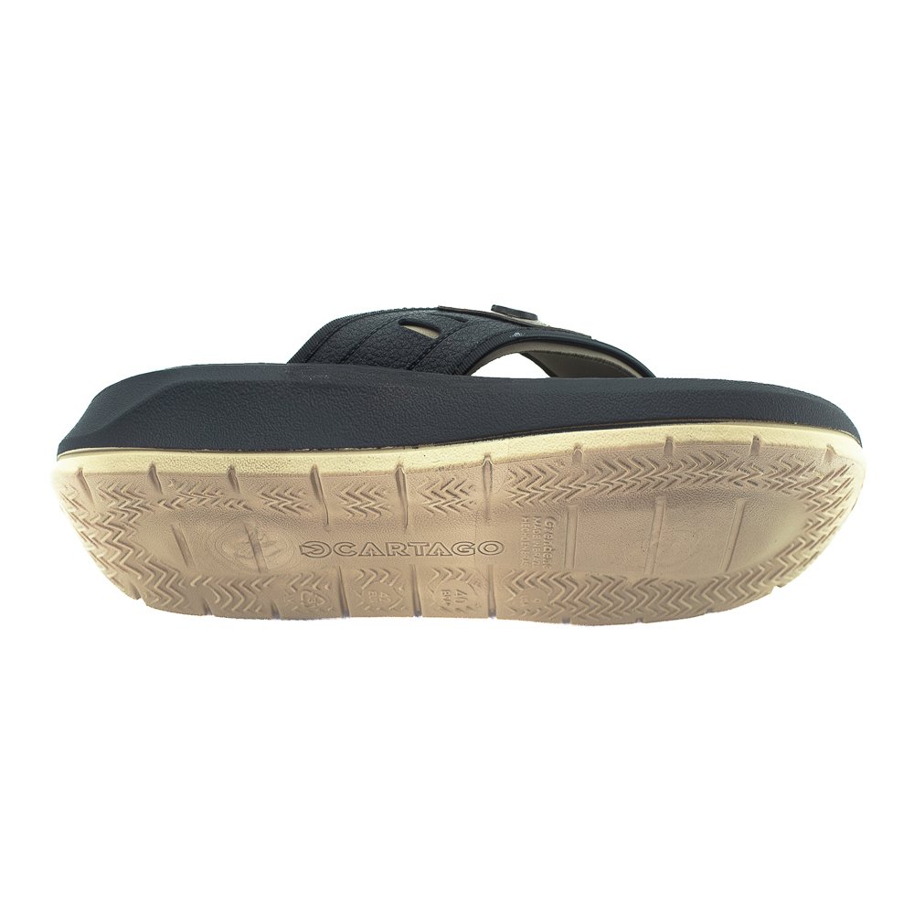 Chinelo Masculino Cartago Santorini - Preto Preto 4