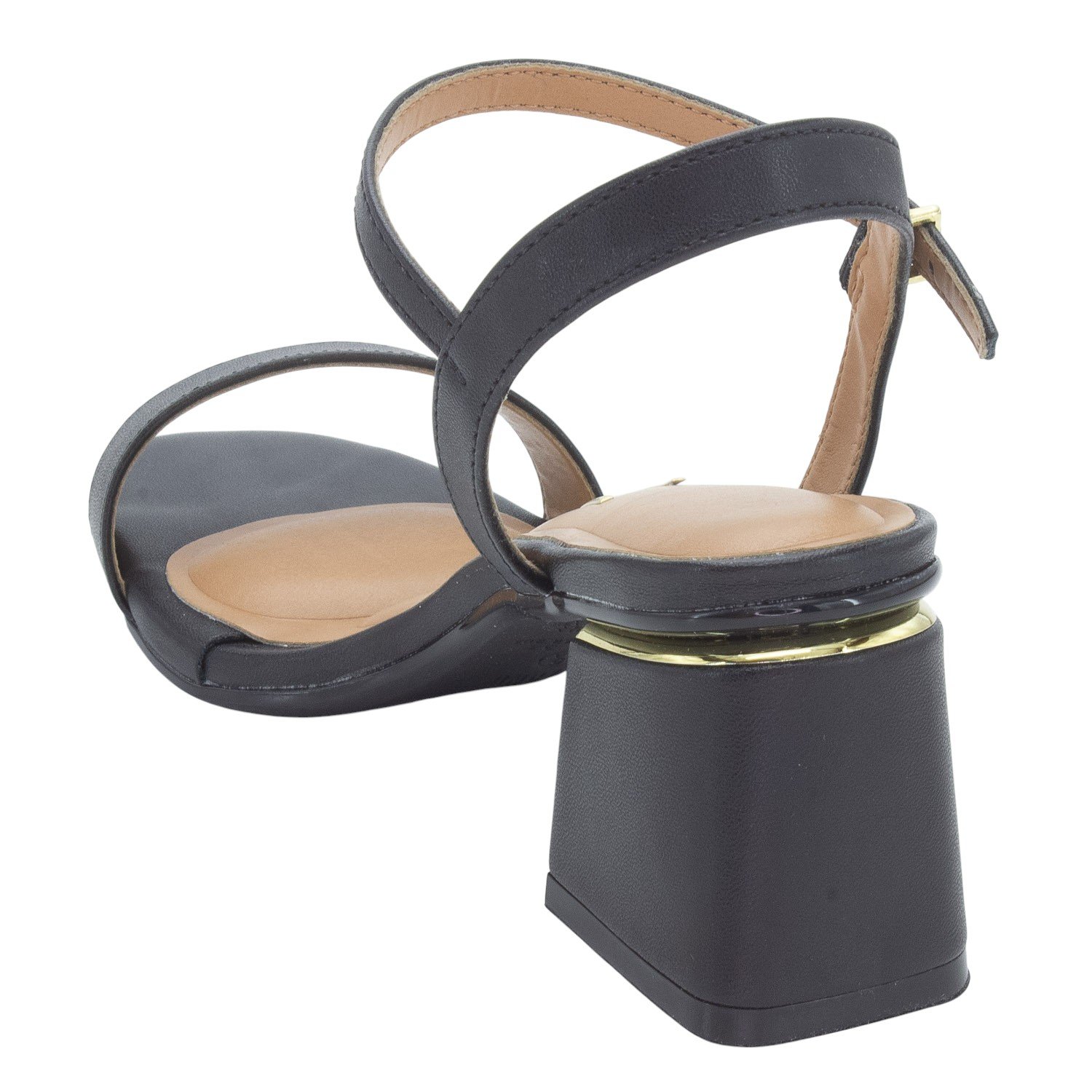 Sandália Feminina Vizzano 6428.101 - Preto Preto 3