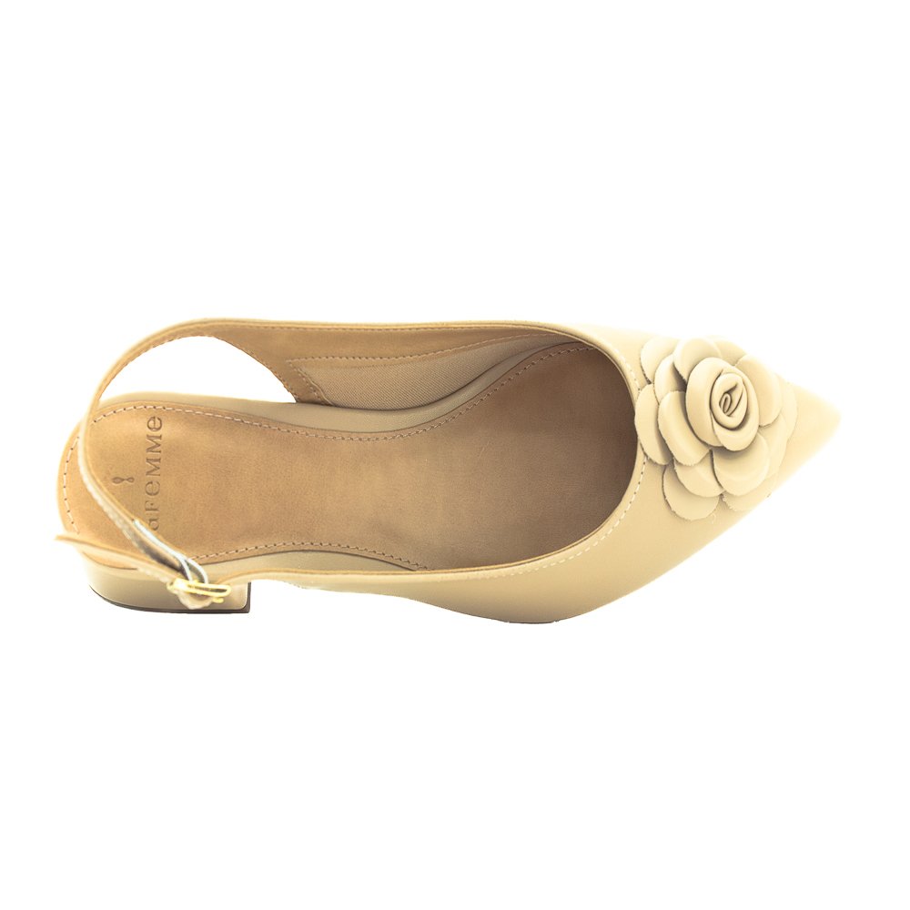 Sapato Feminino Lafemme 63.008 - Bege Bege 5