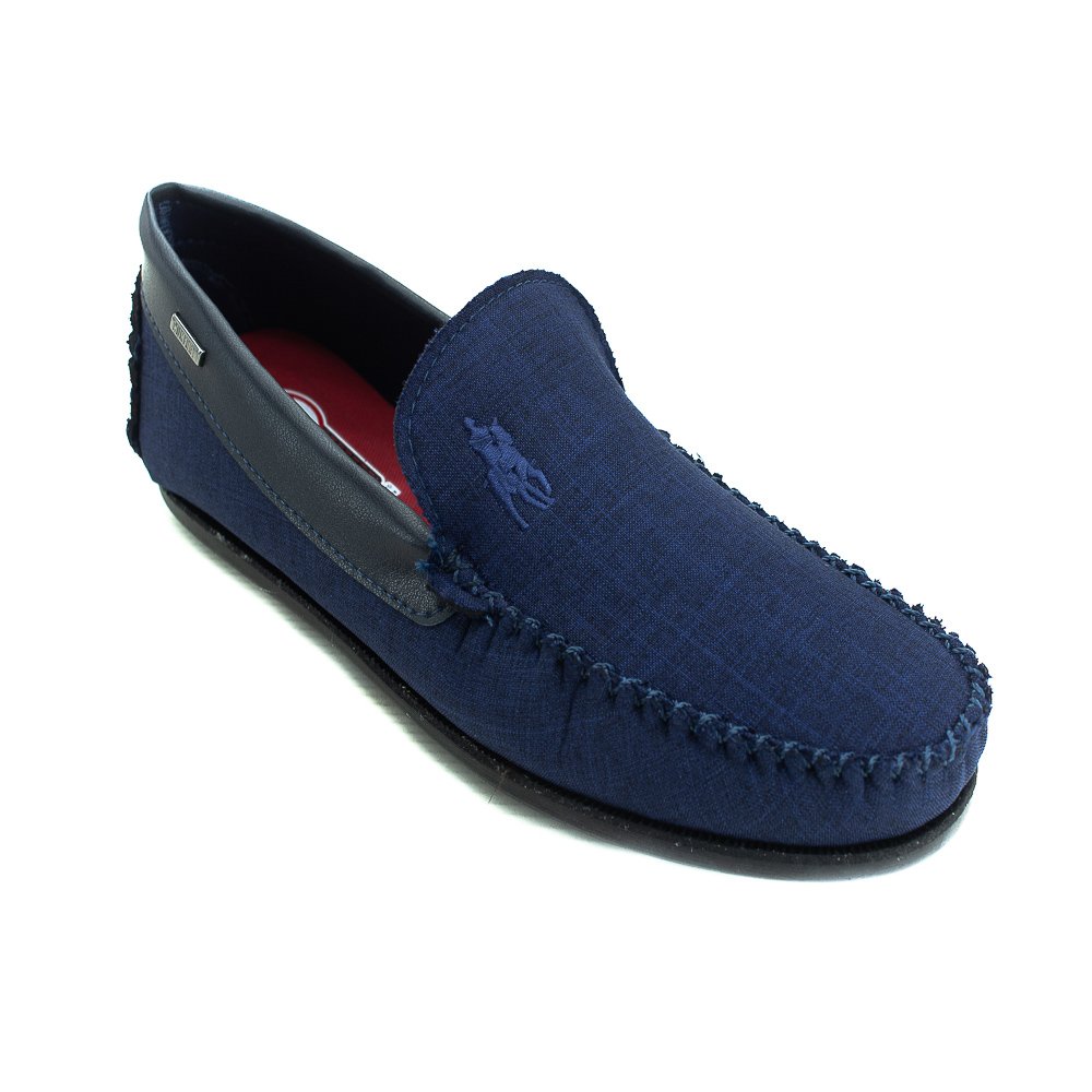 Mocassim Masculino Opx 00775-M0110 - Azul Azul 2