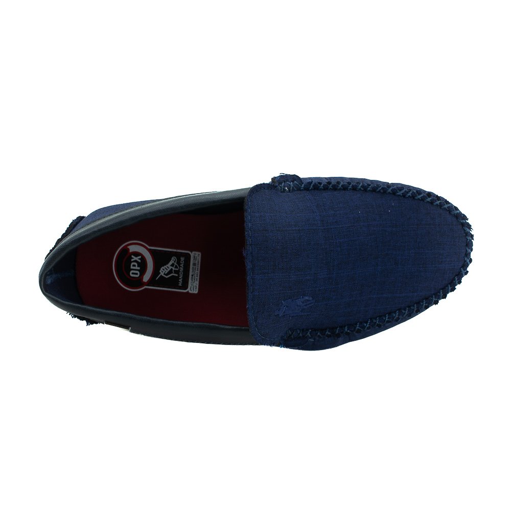Mocassim Masculino Opx 00775-M0110 - Azul Azul 5