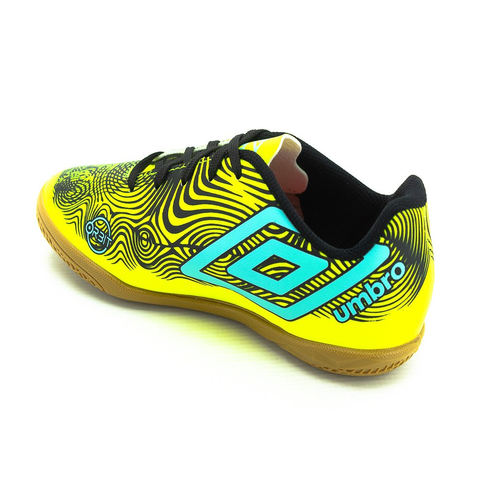 Chuteira Futsal Infantil Menino Umbro Orbit Jr - Verde Verde 2