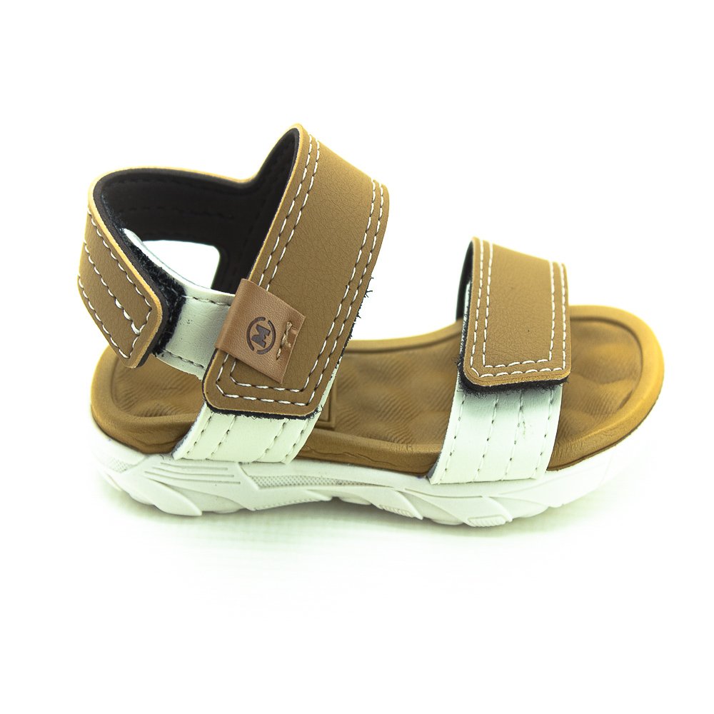 Sandália Infantil Menino Molekinho 2135.153 - Marrom