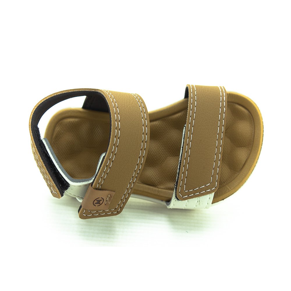 Sandália Infantil Menino Molekinho 2135.153 - Marrom Bege 5