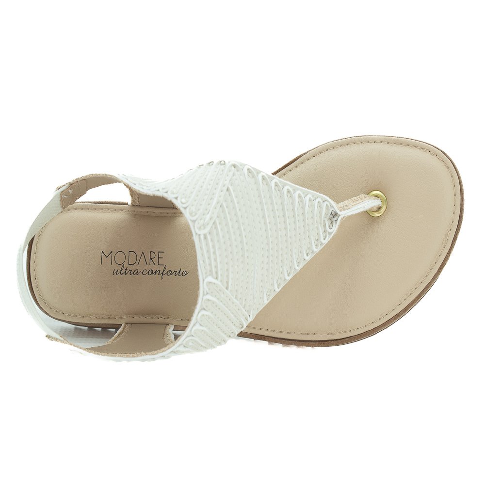 Sandália Feminina Modare 7141.152 - Branco Branco 5