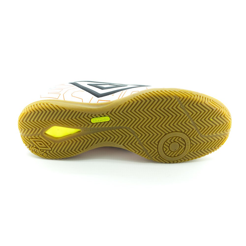 Chuteira Indoor Masculino Umbro Techno - Branco E Preto Branco 4