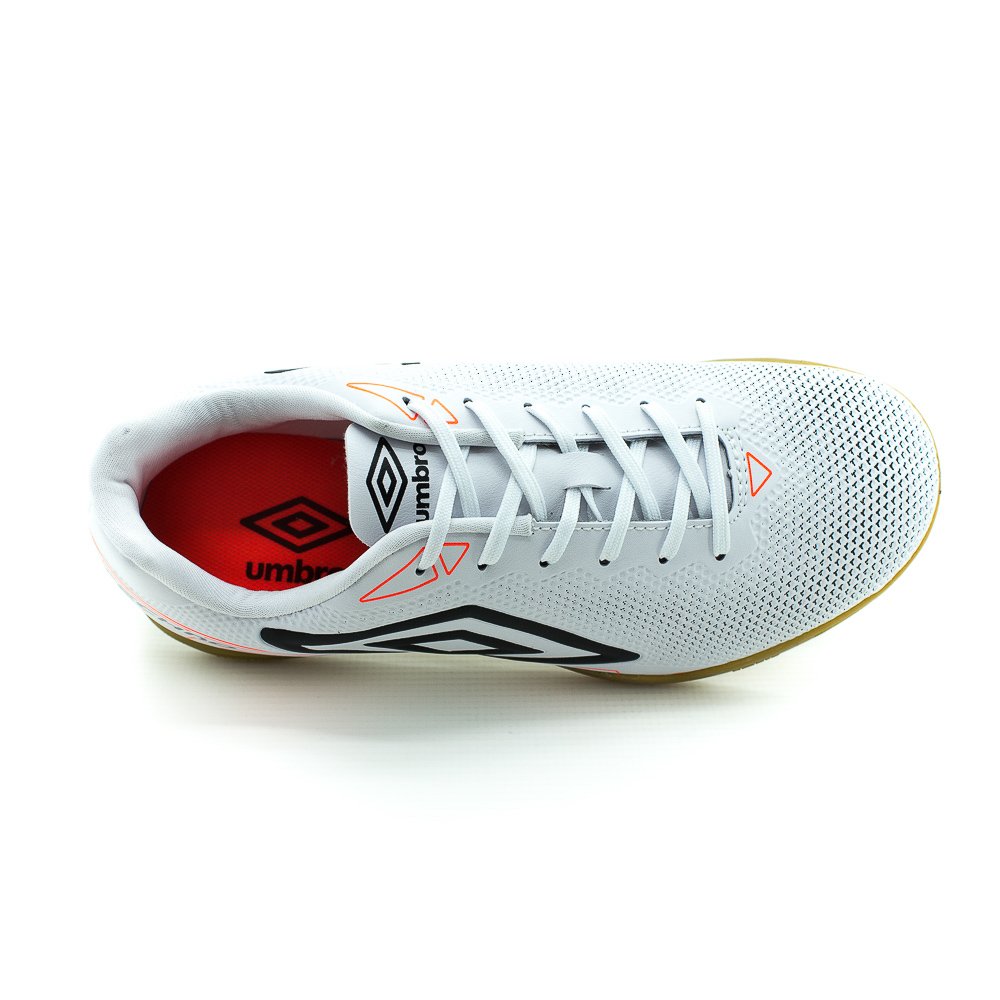 Chuteira Indoor Masculino Umbro Techno - Branco E Preto Branco 5