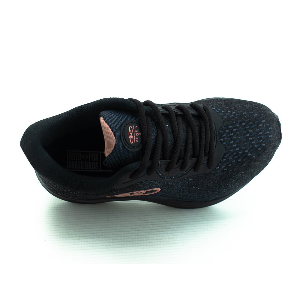 Tênis Feminino Olympikus Venus 3 - Preto Preto 5