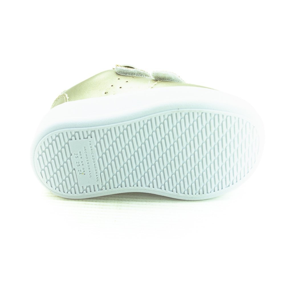Tênis Infantil Menina Novopé 98001012 - Dourado Dourado 4