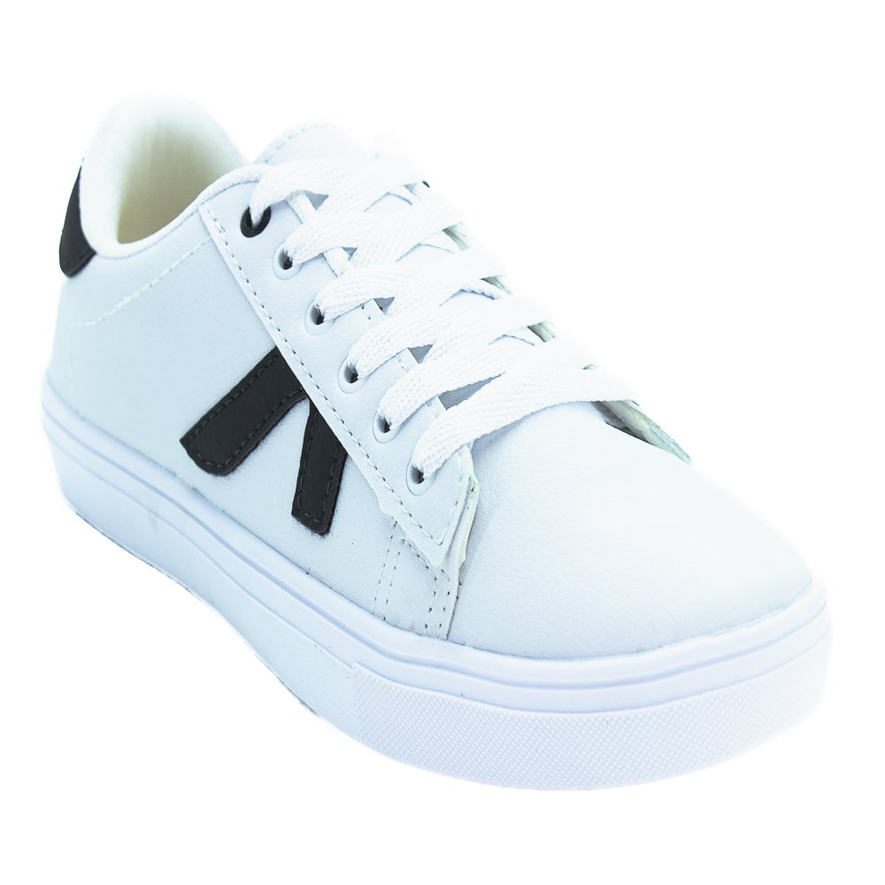 Tênis Feminino Kassia Camargo 1050/13-1 - Branco E Preto