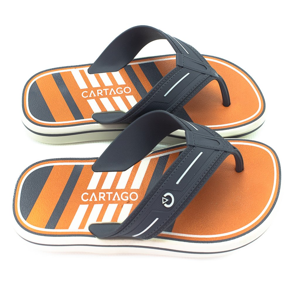 Chinelo Masculino Cartago Palermo - Laranja Laranja 2