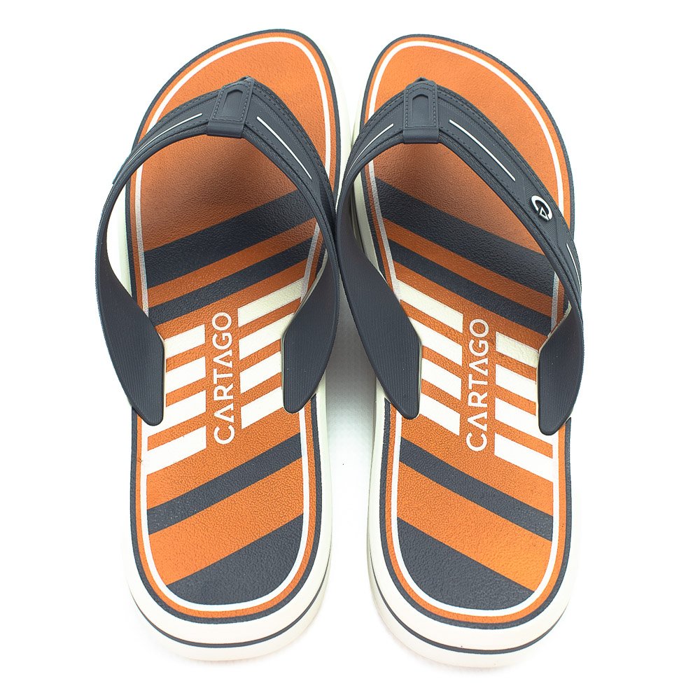 Chinelo Masculino Cartago Palermo - Laranja Laranja 3