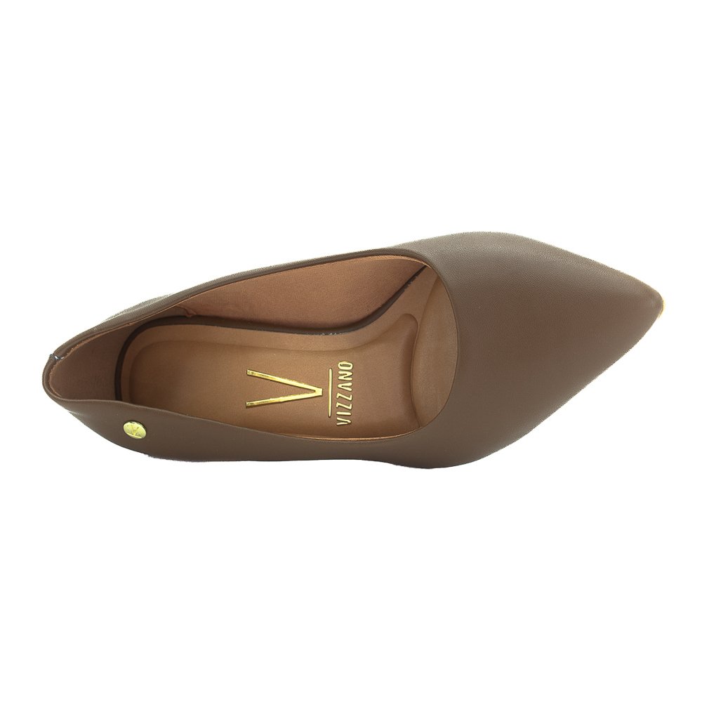 Scarpin Feminino Vizzano 1185.702 - Marrom Marrom 5