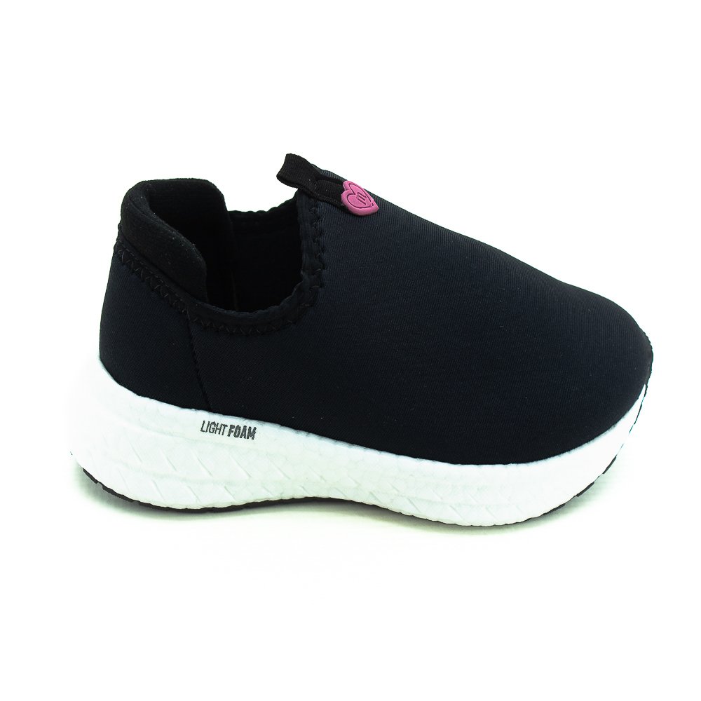 Tênis Infantil Menina Molekinha 2580.100 - Preto