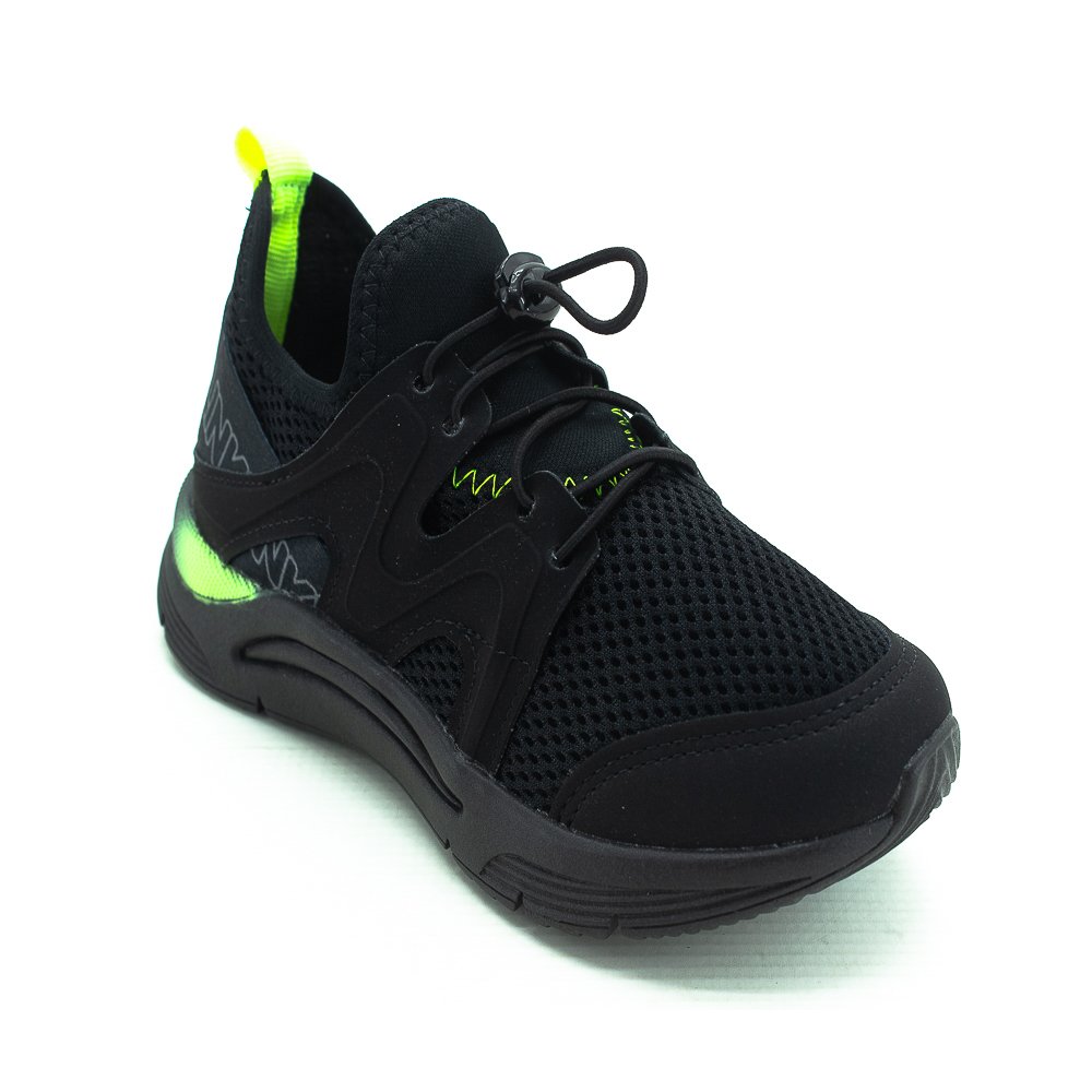 Tênis Infantil Menino Klin New Sport Kids - Preto Preto 2