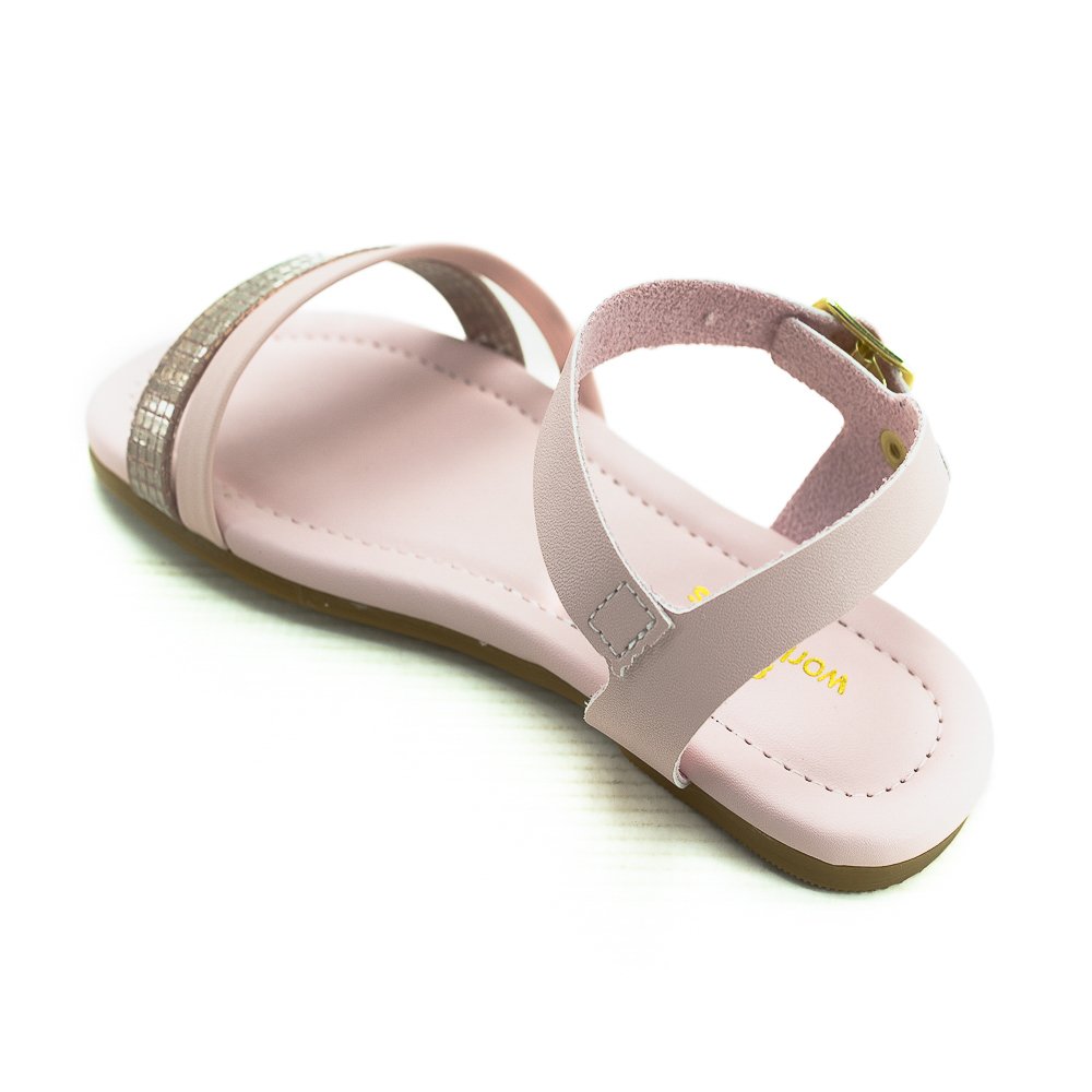 Sandália Infantil Menina Worldcolors 358.006 - Rosa Rosa 3