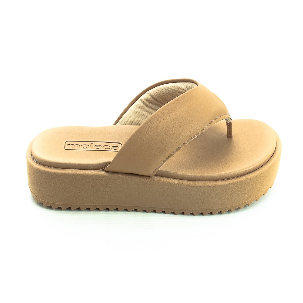 Chinelo Feminino Moleca 5489.100 - Nude