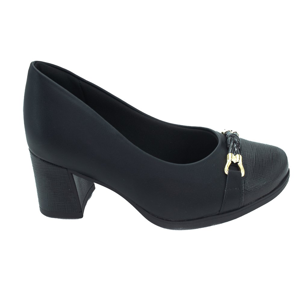 Sapato Feminino Piccadilly 654046-6 - Preto