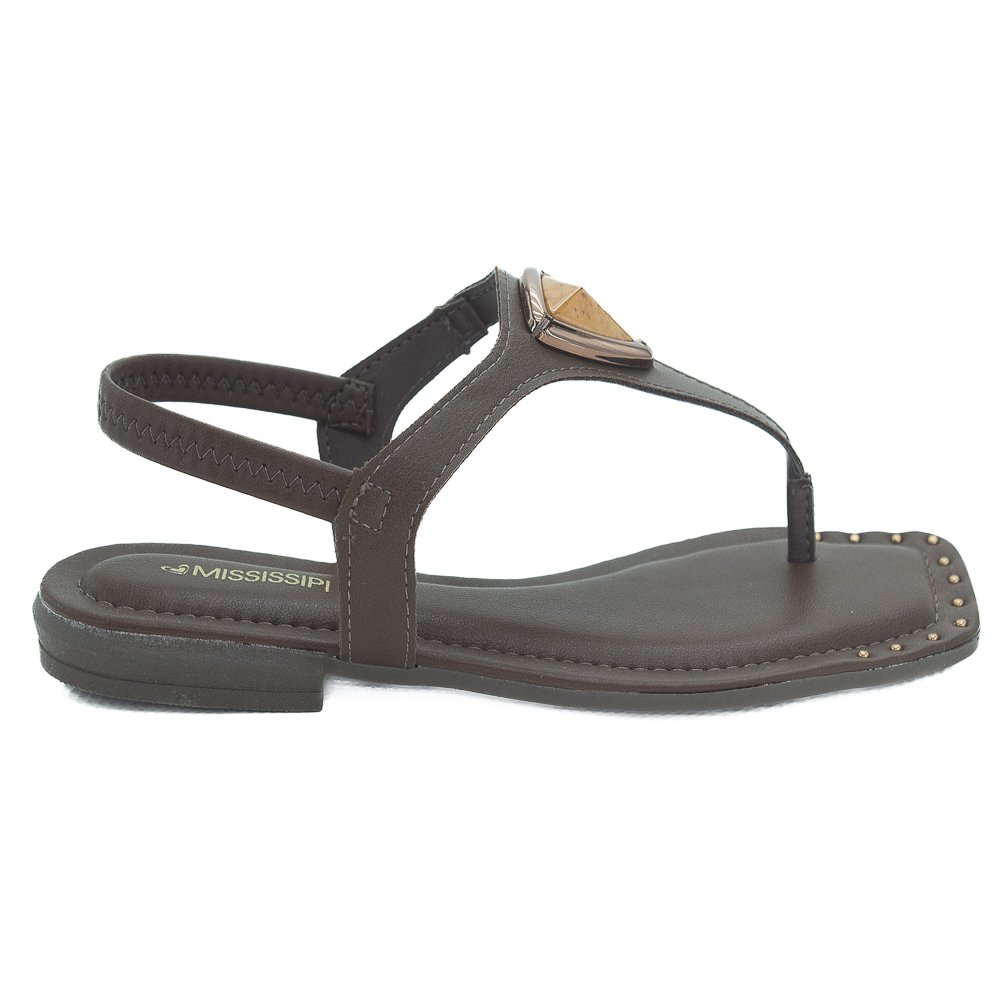 Sandália Feminina Mississipi MF323 - Marrom