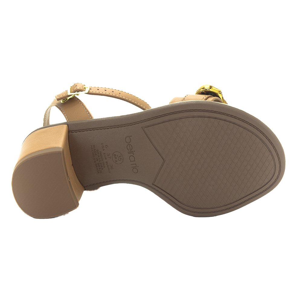 Sandália Feminina Beira Rio 8379-258 - Marrom Marrom 4