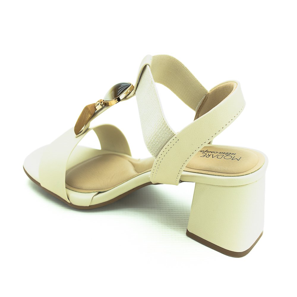 Sandália Feminina Modare 7172.113 - Off White Branco 4