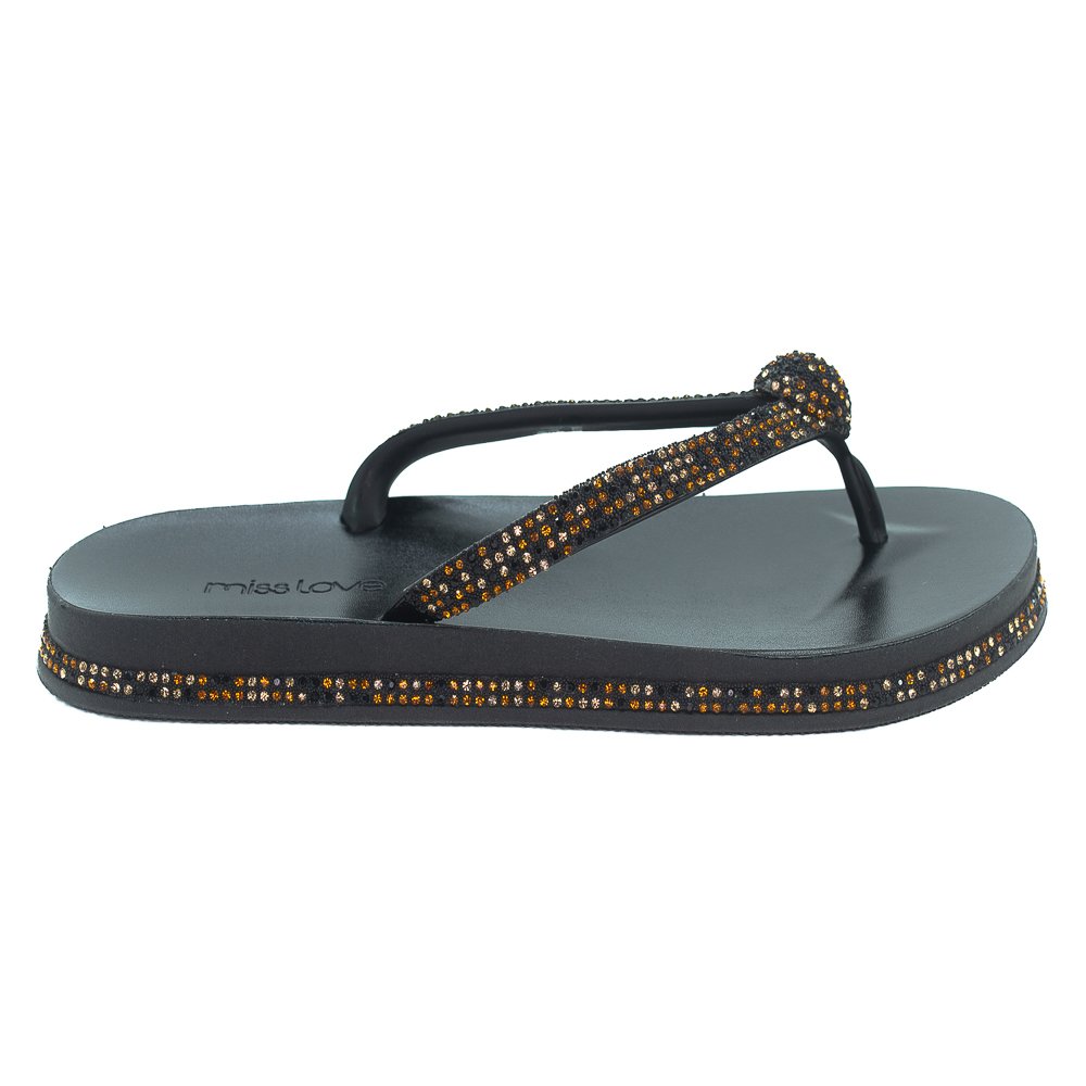 Papete Feminina Miss Love PR-164 - Preto