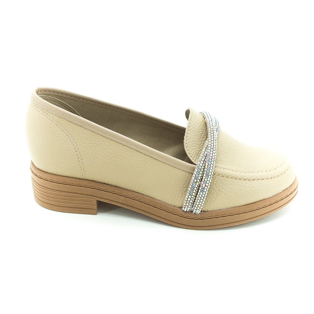 Mocassim Feminino Beira Rio 4312.102 - Bege