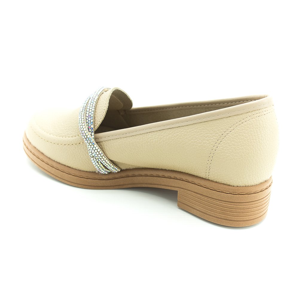 Mocassim Feminino Beira Rio 4312.102 - Bege Bege 3