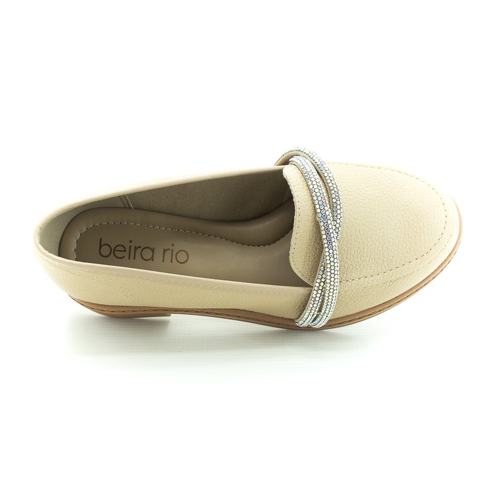 Mocassim Feminino Beira Rio 4312.102 - Bege Bege 5
