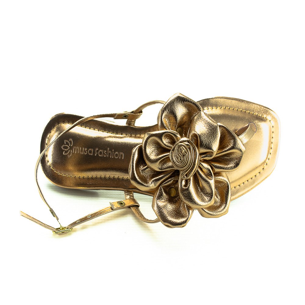 Sandália Feminina Musa Fashion 29310 - Cobre Marrom 5