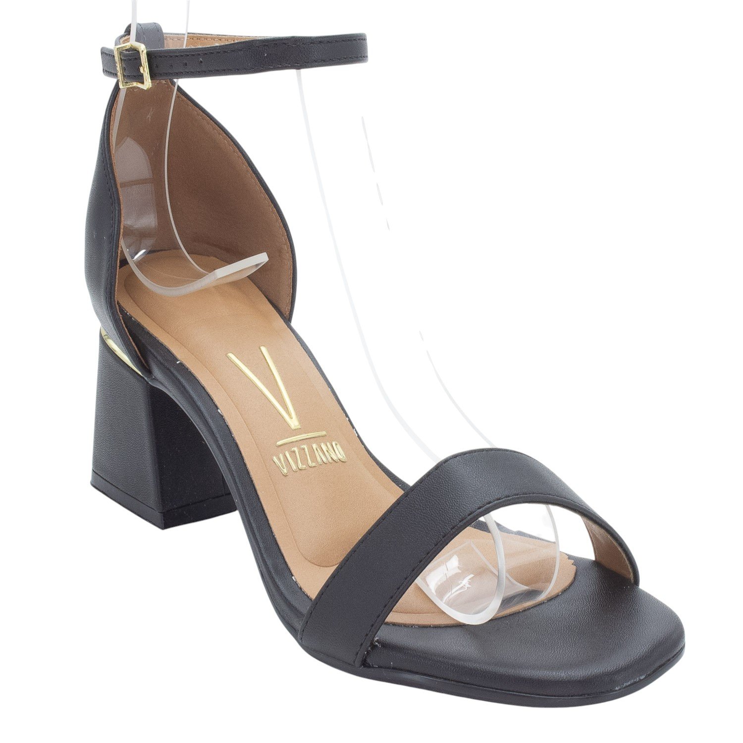 Sandália Feminina Vizzano 6428.104 - Preto Preto 2
