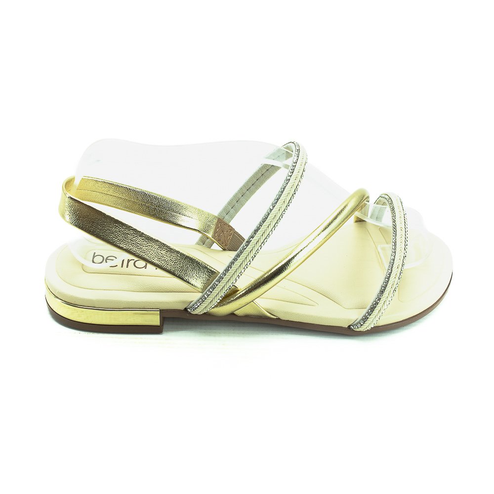 Sandália Feminina Beira Rio 8263.969 - Dourado