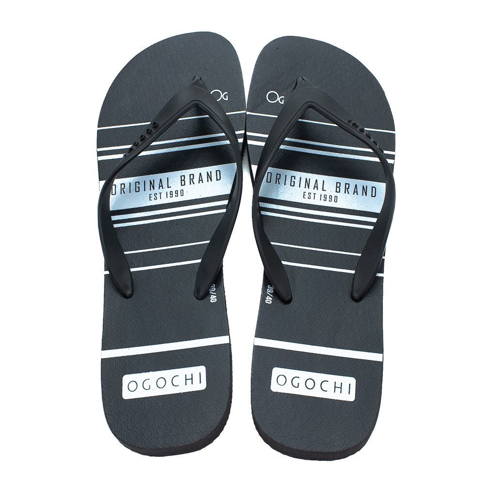 Chinelo Masculino Ogochi 0485200028722 - Preto Preto 3